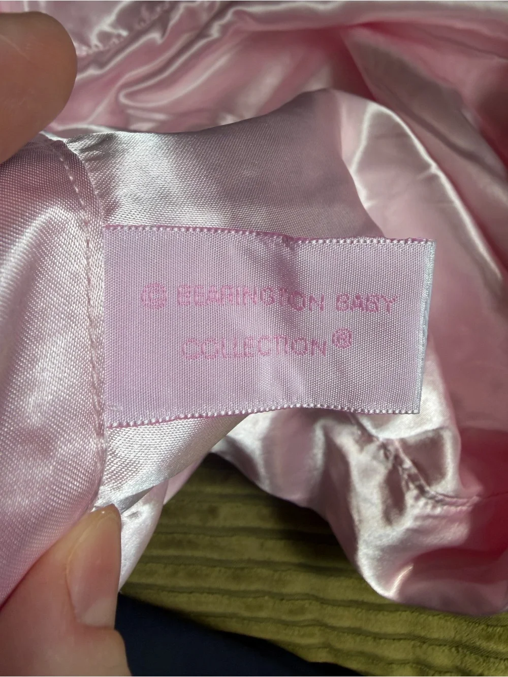 Bearington Collection — Dottie Snuggle Pink Baby Blanket